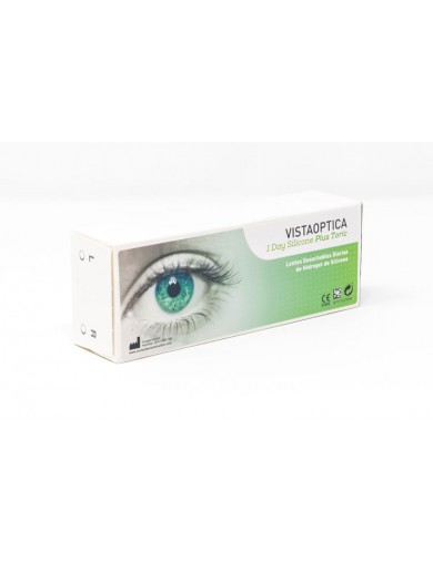 Lentes de contacto diarias VISTAOPTICA 1 Day Silicone Plus Tórica Pack de 30