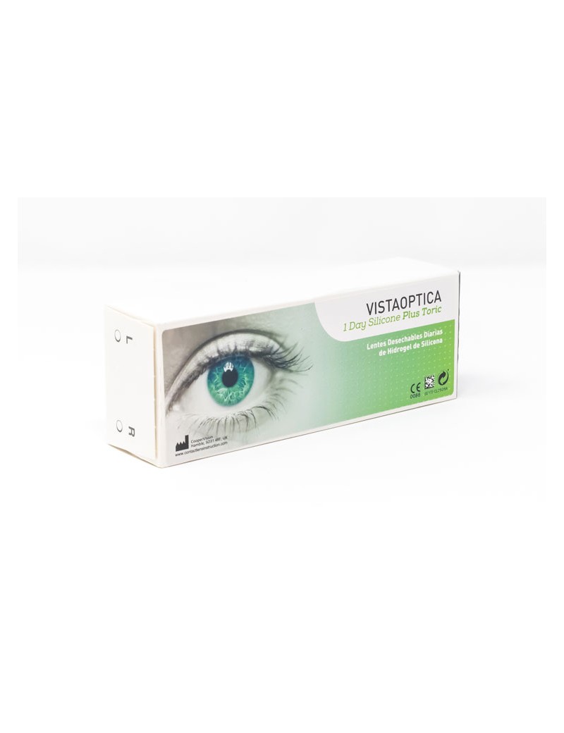 Lentes de contacto diarias VISTAOPTICA 1 Day Silicone Plus Tórica Pack de 30