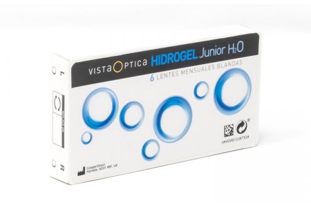 Pack de lentes de contacto VISTAOPTICA Hidrogel Junio H2O pack de 6 más 2 líquido solución única