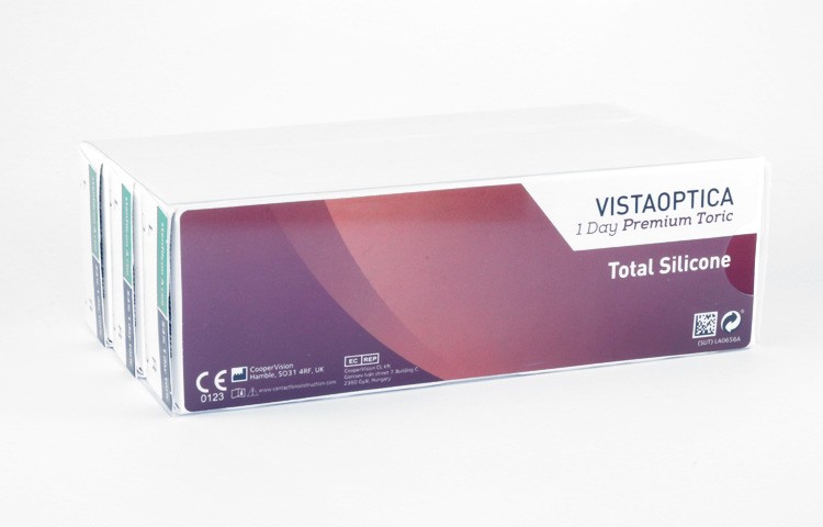 Lentes de contacto diarias VISTAOPTICA 1 Day Premium Total Toric Silicone Plus Pack de 90