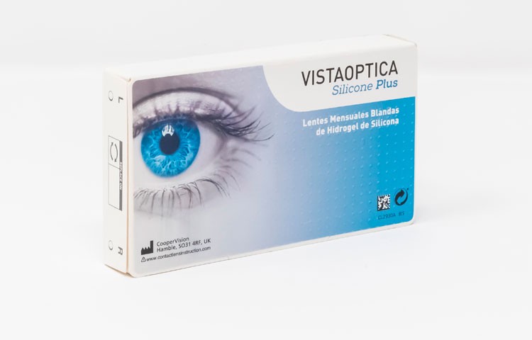 Lente de contacto mensual VISTAOPTICA Silicone Plus en pack de 6