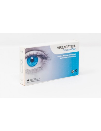 Lente de contacto mensual VISTAOPTICA Silicone Plus en pack de 6