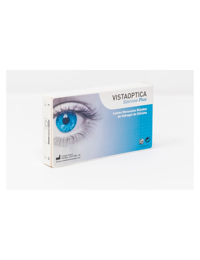 Lente de contacto mensual VISTAOPTICA Silicone Plus en pack de 6