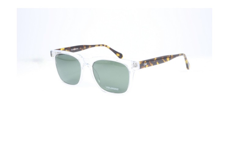 Gafa de sol Chance Rider en color transparente y con lentes verdes polarizadas