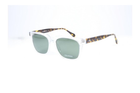 Gafa de sol Chance Rider en color transparente y con lentes verdes polarizadas