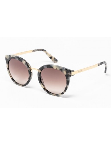 Gafa de sol Club - Gafa de sol con frontal havana claro y lentes marrones degradadas
