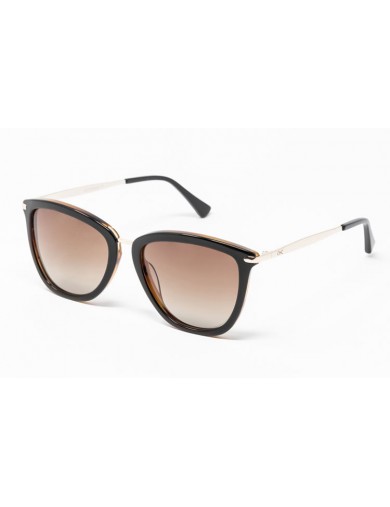 Gafa de sol Avery - Gafa de pasta con frontal marrón , varillas metálicas y lentes marrones degradadas
