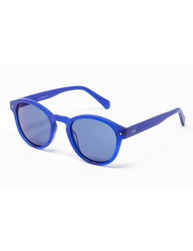 Gafa de sol Piper - Gafa de sol de pasta de color azul con lentes azules