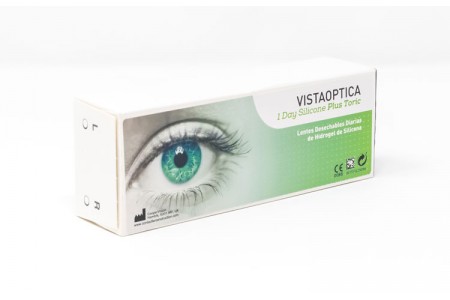 Lentes de contacto diarias VISTAOPTICA 1 Day Silicone Plus Tórica Pack de 90